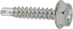 Value Collection - #6 Hex Washer Head Sheet Metal Screw - Steel, 3/4" Length Under Head, Grade 2 - Exact Tooling
