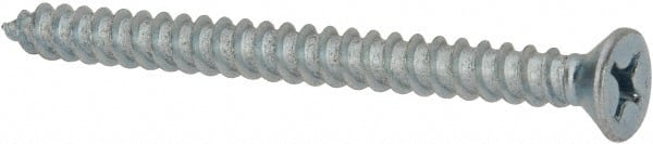 Value Collection - #14 Flat Head Phillips Sheet Metal Screw - Steel, 3" OAL, Grade 2 - Exact Tooling