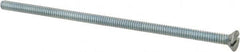 Value Collection - #6-32 UNC, 3-1/2" OAL Slotted Drive Machine Screw - Flat Head, Grade 2 Steel, Zinc-Plated Finish, Without Washer - Exact Tooling