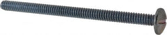 Value Collection - #10-24 UNC, 3" Length Under Head Slotted Drive Machine Screw - Truss Head, Grade 2 Steel, Zinc-Plated Finish, Without Washer - Exact Tooling
