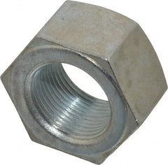 Value Collection - 1-1/4 - 12 UNF Steel Right Hand Hex Nut - 1-7/8" Across Flats, 1-1/16" High, Zinc Clear Finish - Exact Tooling