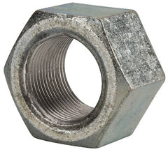 Value Collection - 1-3/8 - 12 UNF Steel Right Hand Hex Nut - 2-1/16" Across Flats, 1-11/64" High, Zinc Clear Finish - Exact Tooling