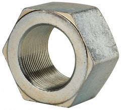 Value Collection - 1-3/4 - 12 UN Steel Right Hand Hex Nut - 2-5/8" Across Flats, 1-1/2" High, Zinc Clear Finish - Exact Tooling