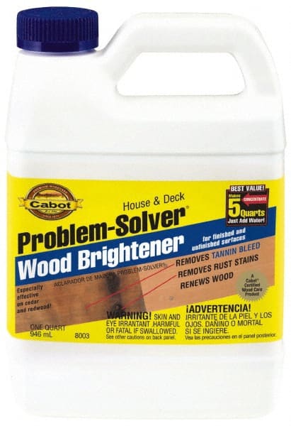 Cabot - 1 Gal Bottle Wood Cleaner - Exact Tooling