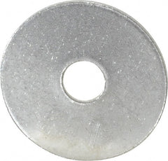 Value Collection - #6 Screw, Grade 316 Stainless Steel Fender Flat Washer - 9/64" ID x 5/8" OD, 0.038" Thick, Plain Finish - Exact Tooling