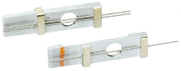 Mitutoyo - 40 TPI, 0.03 Inch Pitch, 1-1/8 Inch Long, Thread Pitch Diameter Measuring Wire - 0.0144 Inch Nominal Best Wire Diameter, 0.0173 Inch Nominal Constant, 3 Pieces - Exact Tooling