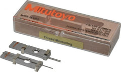 Mitutoyo - 20 TPI, 0.05 Inch Pitch, 2-1/4 Inch Long, Thread Pitch Diameter Measuring Wire - 0.0289 Inch Nominal Best Wire Diameter, 0.0433 Inch Nominal Constant, 3 Pieces - Exact Tooling