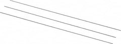 Van Keuren - 64 TPI, 1/64 Inch Pitch, 2 Inch Long, Thread Pitch Diameter Measuring Wire - 0.009 Inch Nominal Best Wire Diameter, 0.0135 Inch Nominal Constant, 3 Pieces - Exact Tooling