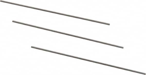 Van Keuren - 18 TPI, 0.0556 Inch Pitch, 2 Inch Long, Thread Pitch Diameter Measuring Wire - 0.0321 Inch Nominal Best Wire Diameter, 0.0481 Inch Nominal Constant, 3 Pieces - Exact Tooling