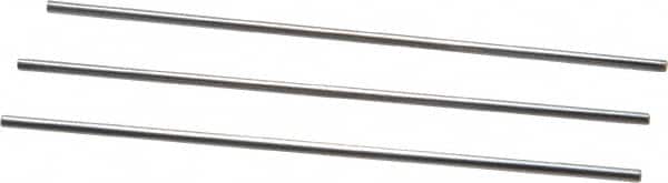 Van Keuren - 14 TPI, 0.0714 Inch Pitch, 2 Inch Long, Thread Pitch Diameter Measuring Wire - 0.0412 Inch Nominal Best Wire Diameter, 0.0619 Inch Nominal Constant, 3 Pieces - Exact Tooling