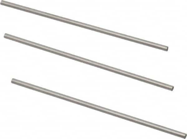Van Keuren - 10 TPI, 0.1 Inch Pitch, 2 Inch Long, Thread Pitch Diameter Measuring Wire - 0.0577 Inch Nominal Best Wire Diameter, 0.0866 Inch Nominal Constant, 3 Pieces - Exact Tooling