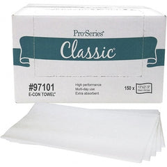PRO-SOURCE - 1/4 Fold Food Service Wipes - Box, 21-1/2" x 13" Sheet Size, White - Exact Tooling