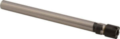 Kennametal - 0.51mm to 5.08mm Capacity, 0.85" Projection, Straight Shank, ER08 Collet Chuck - 127mm OAL, 3/8" Shank Diam - Exact Tooling