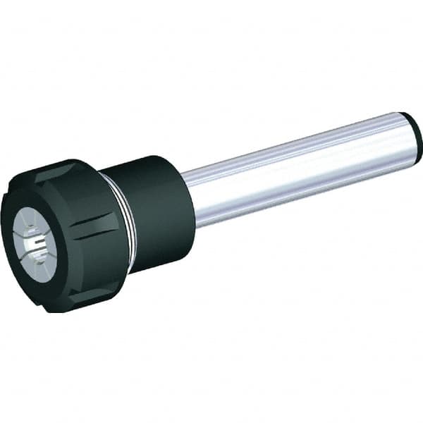 Kennametal - 0.04" to 5/8" Capacity, 46mm Projection, Straight Shank, ER25 Collet Chuck - 146mm OAL, 20mm Shank Diam - Exact Tooling