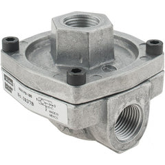 Parker - Quick-Exhaust Valves; Inlet Port Size: 3/8 ; Exhaust Port Size: 3/8 ; Material: Die Cast Aluminum ; Type: Rapid Exhaust Shuttle Valve - Exact Tooling