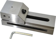 Interstate - 3-1/2" Jaw Width, 4-7/8" Jaw Opening Capacity, 1-9/16" Jaw Height, Toolmaker's Vise - Flat Jaw, 0.0002" Parallelism, 0.0002" Squareness, 9-1/4" OAL x 3.3" OAH - Exact Tooling