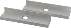 Wilton - 4-1/2" Jaw Width, Rubber Covered Aluminum, Vise Jaw Cap - Magnetic Attachment - Exact Tooling