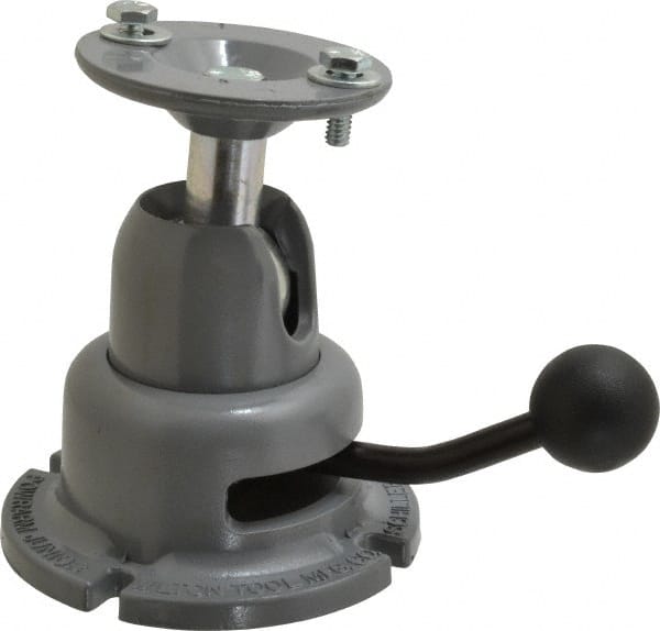 Wilton - 30 Lb Load Capacity, 4-1/4" Base Width/Diam, Work Positioner - 5" Max Height, Model Number 343 - Exact Tooling