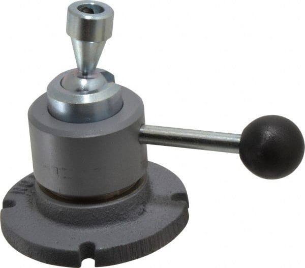 Wilton - 20 Lb Load Capacity, 3-3/4" Base Width/Diam, Work Positioner - 4-1/4" Max Height, Model Number 344 - Exact Tooling