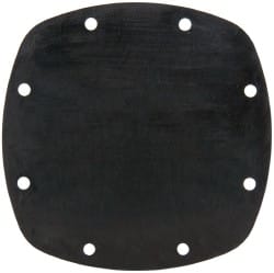 Made in USA - 1 Piece Vise Diaphragm - Rubber, 6" Wide, 6" High - Exact Tooling