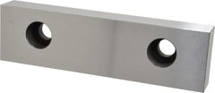 Kurt - 8" Wide x 2.2" High x 1.105" Thick, Flat/No Step Vise Jaw - Hard, Steel, Fixed Jaw, Compatible with 8" Vises - Exact Tooling