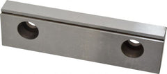 Kurt - 6" Wide x 1.635" High x 0.725" Thick, Step Vise Jaw - Steel, Fixed Jaw, Compatible with 6" Vises - Exact Tooling