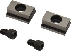 Kurt - 11/16" Base Width, 1/2" Slot Width, 1/4" Fastener Diam Compatibility, Step Fixture Key - 7/32" Slot Height, 0.12" Base Height, 1" OAL x 11/16" Overall Width x 3/8" Overall Height - Exact Tooling