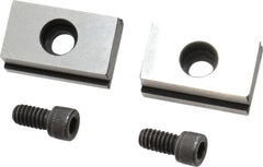 Kurt - 13/16" Base Width, 11/16" Slot Width, 1/4" Fastener Diam Compatibility, Step Fixture Key - 17/64" Slot Height, 0.156" Base Height, 1-1/4" OAL x 13/16" Overall Width x 7/16" Overall Height - Exact Tooling