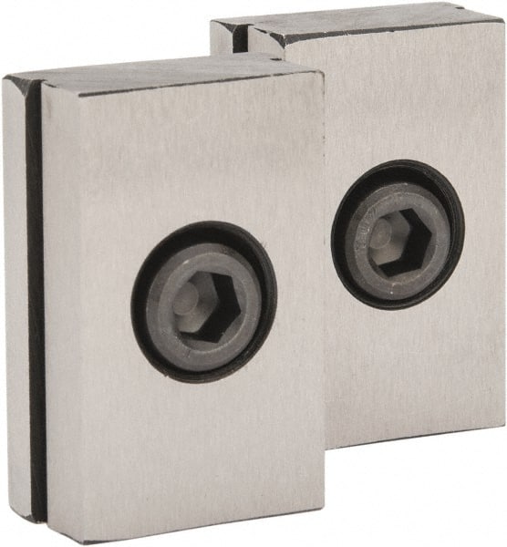 Kurt - 13/16" Base Width, 3/4" Slot Width, 1/4" Fastener Diam Compatibility, Step Fixture Key - 17/64" Slot Height, 0.156" Base Height, 1-1/4" OAL x 13/16" Overall Width x 7/16" Overall Height - Exact Tooling