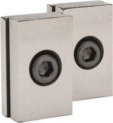 Kurt - 13/16" Base Width, 3/4" Slot Width, 1/4" Fastener Diam Compatibility, Step Fixture Key - 17/64" Slot Height, 0.156" Base Height, 1-1/4" OAL x 13/16" Overall Width x 7/16" Overall Height - Exact Tooling