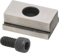 Kurt - 13/16" Base Width, 5/8" Slot Width, 1/4" Fastener Diam Compatibility, Step Fixture Key - 17/64" Slot Height, 0.156" Base Height, 1-1/4" OAL x 13/16" Overall Width x 7/16" Overall Height - Exact Tooling