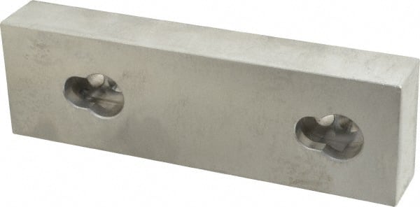Kurt - 7.969" Wide x 2.44" High x 1.23" ThickFlat/No Step Vise Jaw - Exact Tooling