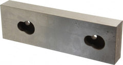 Kurt - 7.969" Wide x 2.44" High x 1.075" ThickFlat/No Step Vise Jaw - Steel, Fixed Jaw, Compatible with 8" Vises - Exact Tooling
