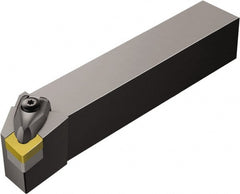 Sandvik Coromant - DCLN, Left Hand Cut, -5° Lead Angle, 1" Shank Height x 1" Shank Width, Negative Rake Indexable Turning Toolholder - 6" OAL, CNMG 09 03 08 Insert Compatibility, Series T-Max P - Exact Tooling