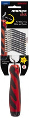 Shaviv - 13 Piece High Speed Steel Blade Hand Deburring Tool Set - E100 Blades, For Hole Edge, Straight Edge - Exact Tooling