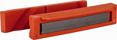 Flexbar - 5" Jaw Width, Nylon, Bowed Vise Jaw Cap - Magnetic Attachment - Exact Tooling