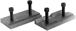 Cardinal Tool - 4" Wide x 1.5mm High, Step Vise Jaw - Hard, Steel, Fixed Jaw, Compatible with 4" Vises - Exact Tooling