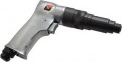 Universal Tool - 1/4" Bit Holder, 1,800 RPM, Pistol Grip Handle Air Screwdriver - 25 to 115 In/Lb Torque, 4 CFM - Exact Tooling
