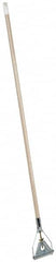 PRO-SOURCE - 48" Quick Connect Mop Handle - 1-1/8" Handle Diam, Metal Connector, Use with Wet Mops - Exact Tooling