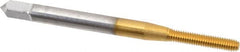 OSG - #3-56 UNF H4 Thread Limit Modified Bottoming Thread Forming Tap - Cobalt, TiN Finish, 1-13/16" OAL, 1/2" Thread Length, Right Hand Thread, Series HY-PRO NRT - Exact Tooling