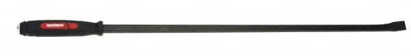 Mayhew - 42" OAL Straight Screwdriver Pry Bar - 7/8" Wide, Alloy Steel - Exact Tooling