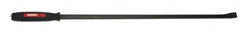 Mayhew - 42" OAL Straight Screwdriver Pry Bar - 7/8" Wide, Alloy Steel - Exact Tooling