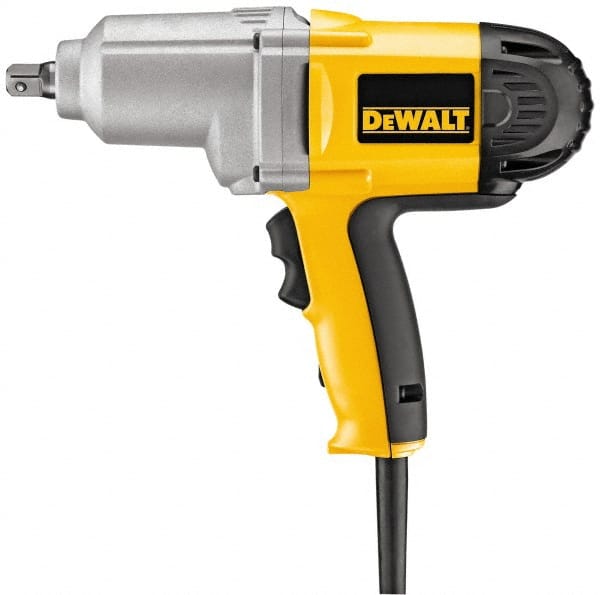DeWALT - 1/2 Inch Drive, 345 Ft./Lbs. Torque, Pistol Grip Handle, 2,100 RPM, Impact Wrench - 7.5 Amps, 110 Volts - Exact Tooling