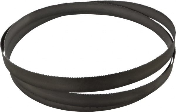 Lenox - 10 to 14 TPI, 10' Long x 1" Wide x 0.035" Thick, Welded Band Saw Blade - Bi-Metal, Toothed Edge, Modified Raker Tooth Set, Flexible Back, Contour Cutting - Exact Tooling