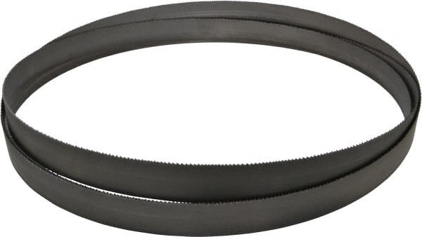 Lenox - 10 to 14 TPI, 11' Long x 1" Wide x 0.035" Thick, Welded Band Saw Blade - Bi-Metal, Toothed Edge, Modified Raker Tooth Set, Flexible Back, Contour Cutting - Exact Tooling