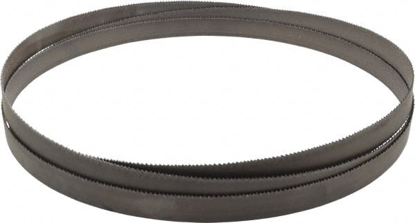 Lenox - 10 to 14 TPI, 8' 11" Long x 3/4" Wide x 0.035" Thick, Welded Band Saw Blade - Bi-Metal, Toothed Edge, Modified Raker Tooth Set, Flexible Back, Contour Cutting - Exact Tooling