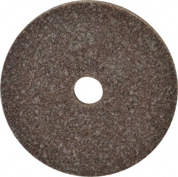 3M - 6" Diam, 1/2" Face Width, 1" Center Hole, Coarse Grade, Aluminum Oxide Deburring Wheel - Unitized, Hard Density 8 Grade, 7,500 RPM - Exact Tooling