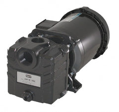 American Machine & Tool - 115/230 Volt, 1 Phase, 1/3 HP, Self Priming Centrifugal Pump - ODP Motor, Cast Iron Housing and Impeller, 52 Ft. Shut Off - Exact Tooling