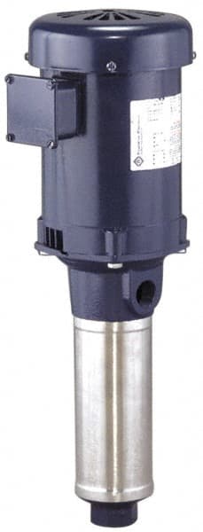 Graymills - 2 hp, 3 Phase, 230/460 Volt, Immersion Pump, Multi Stage Booster Pump - Machine Tool Coolant, TEFC Motor, 9 Stage - Exact Tooling