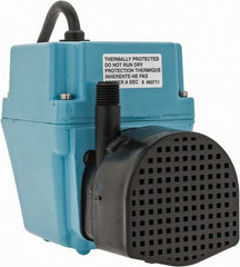 Little Giant Pumps - 1/40 HP, 5.1 psi, Aluminum Miniature Submersible Pump - 1/4 Inch Outlet, 6 Ft. Long Power Cord, 1.7 Amp - Exact Tooling
